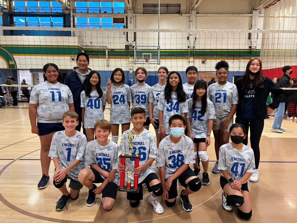 Encinal Jr High School D2 champs 2022-23