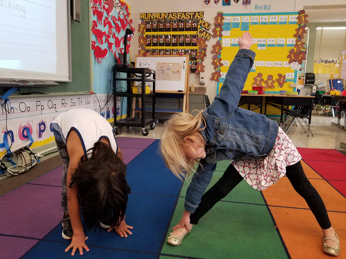 Yoga for students with adaptive needs