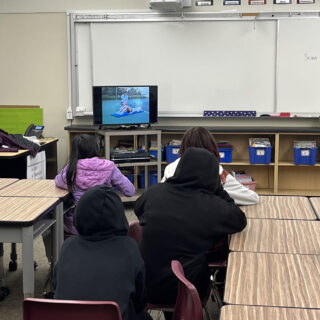 TV used by Ruby Bridges PE program