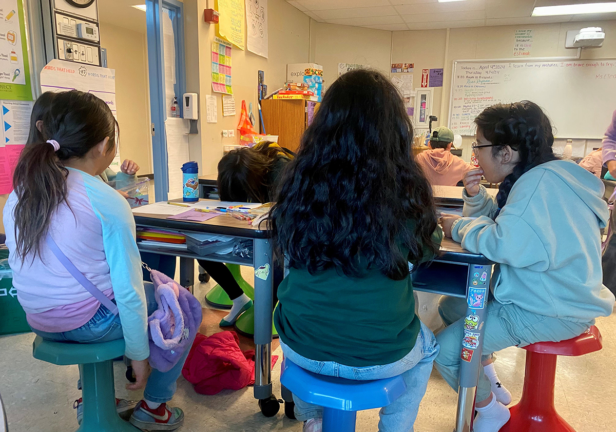 Kinesthetic classroom seating