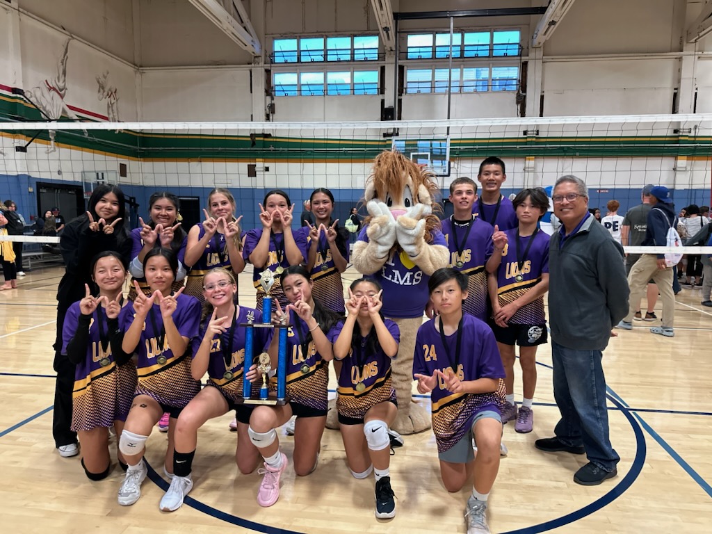 Lincoln MS D1 Volleyball champs 2024