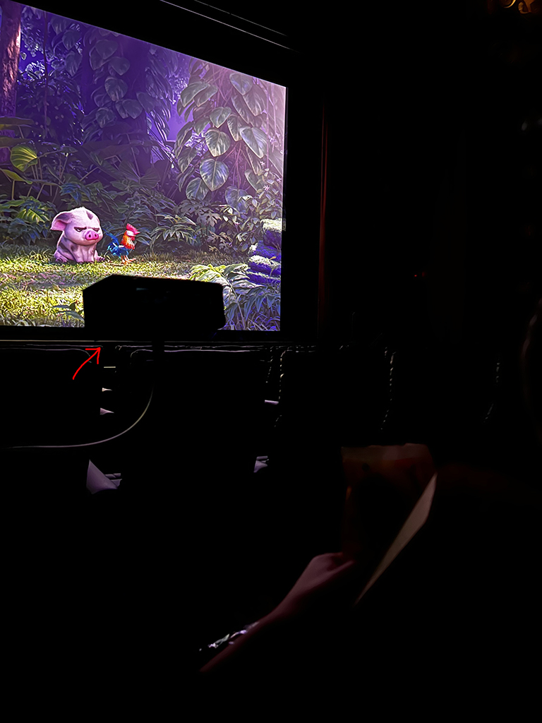 Caption device for hard of hearing