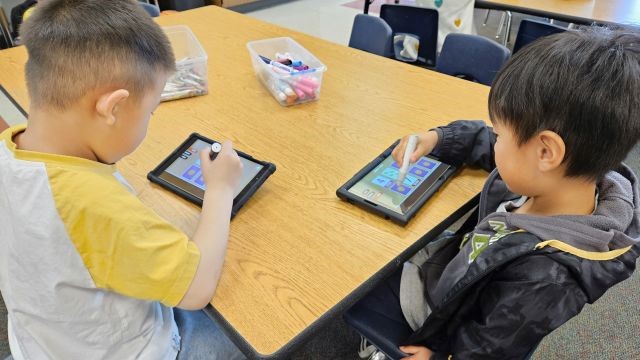 Technology upgrade in Mr. Shih's TK class