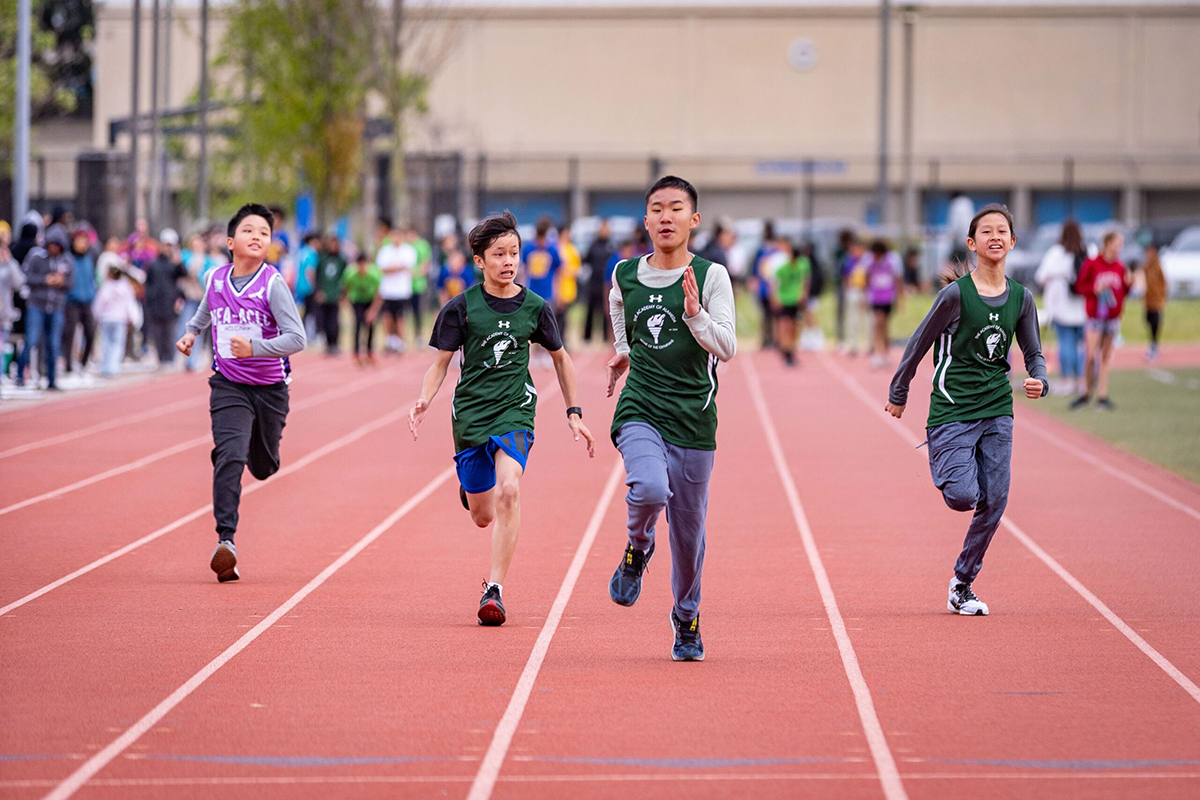 Track & Field boys race 2024