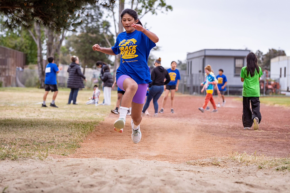 Track & Field girls longjump