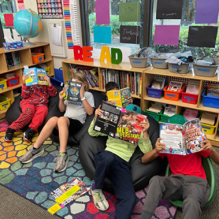 New classroom library at Ruby Bridges