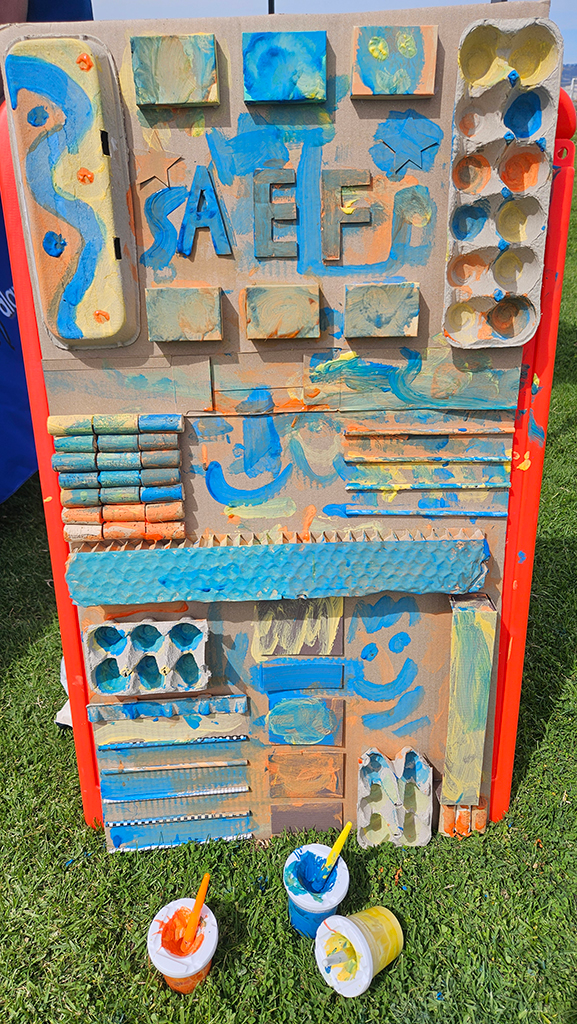 AEF art at 2026 Alameda Spring Shindig