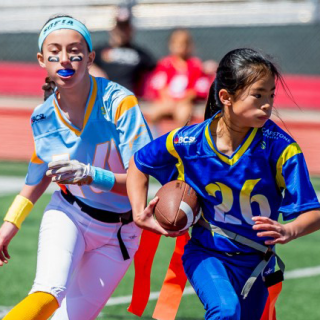 AEF girls flag football