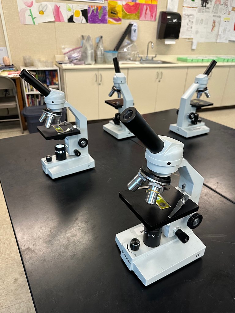 2026 Zainab Wood Middle School microscopes