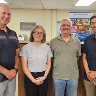 AEF Board members Low, Tom, Stevens and Chea
