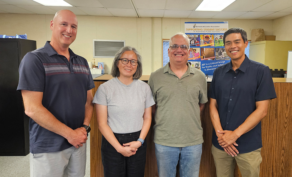 AEF Board members Lowy, Tom, Stevens and Chea
